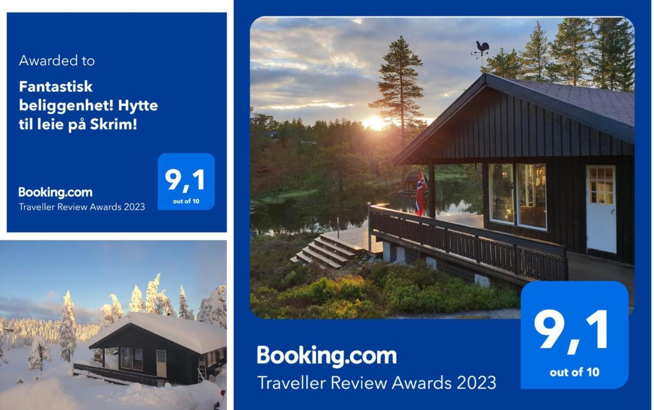 Solhytta Fantastisk Beliggenhet! Hytte Til Leie Pa Skrim! Kongsberg Buitenkant foto